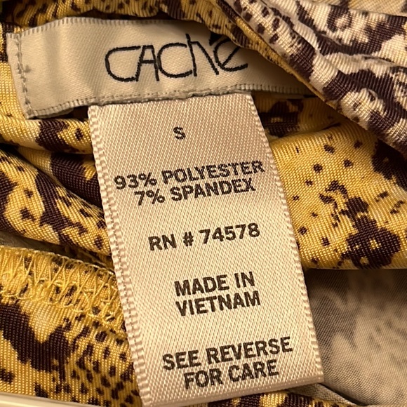 Cache Snake Print Sequin 2-Pc Set - Halter Top Sz S and Matching Skirt S… - Picture 13 of 17
